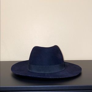 Dark Navy Soft Brim Fedora Hat